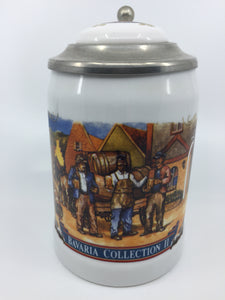 8875 - C - Stroh Bavaria Collection - 2d Limited Edition #11992 - Beer Stein with Lid  - Box 33