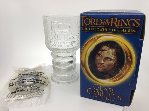 8879 - C - Lord of the Rings - The Fellowship of the Ring - Strider (Viggo Mortensen) - Glass Goblet -  Box 28