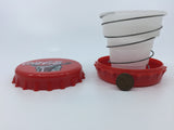 8885 - C - Coca Cola - Expandable Portable Cup - Bottle Cap Design - "Enjoy" - Box 24