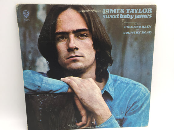 8955 - M  -  Record Album - James Taylor - Sweet Baby James - Warner Bros, Records - 1969 - Box 26