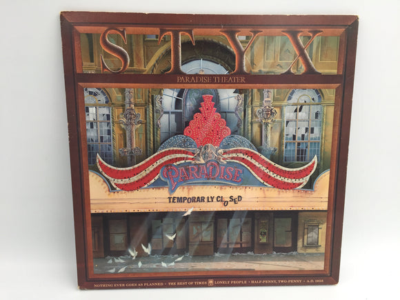 8959 - M - Record Album - Styx - A Salute and Tribute  to 1928 Beautiful Chicago Theatre - Box 26