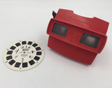 9033 - T - 3D View Master with Discovery Channel Disc - Various Wild Animal Shots - Old State of The Art Older Technology - Box 29