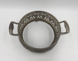 9041 - H - Silver Surround for Bowl or Bottle - Decorative - Reticulated - Beautiful Hand Crafted Design - Box 31