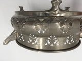 9041 - H - Silver Surround for Bowl or Bottle - Decorative - Reticulated - Beautiful Hand Crafted Design - Box 31