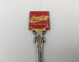 9075 - C - Coca-Cola Spoon - 1991 - Made in New Zealand - Excellent Condition - Silver Base with Embossed Coca-Cola Emblem - Box 24