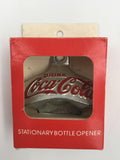 9076 - C - Coca-Cola Bottle Opener - Vintage - Classic Cast Metal with Coca-Cola Emblem - Box 24