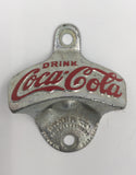 9077 - C - Coca-Cola Stationary Bottle Opener - Heavy Silver Cast Metal With The Iconic "Drink Coca-Cola" Emblem -  High Quality - Made in Germany - Box 24