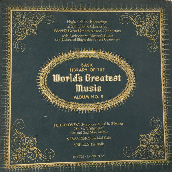 9103 - M - Record Album - The World's Greatest Music - Album #5 - 1958 - Box 27