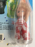 9128 - T - Cola Kids Lucky Bell - Miniature Doll Enclosed in a Cola Bottle - Original Packing - Lucky Bell Figurine - 1992 - Box 28