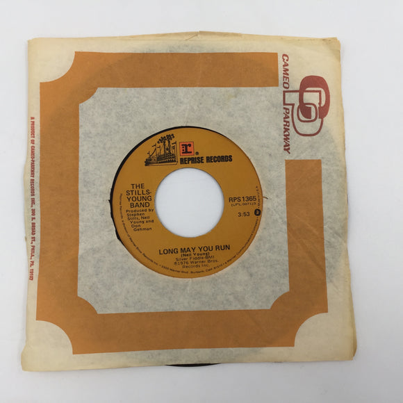9133 - M - 45 RPM Record - Neil Young - The Stills-Young Band - Long May You Run - 1976 - Box 23