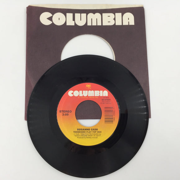 9138 - M - 45 RPM Record - Rosanne Cash - Why Don't You Quit Leaving Me Alone - 1987 - Columbia Records - Box 23