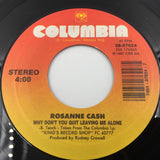 9138 - M - 45 RPM Record - Rosanne Cash - Why Don't You Quit Leaving Me Alone - 1987 - Columbia Records - Box 23