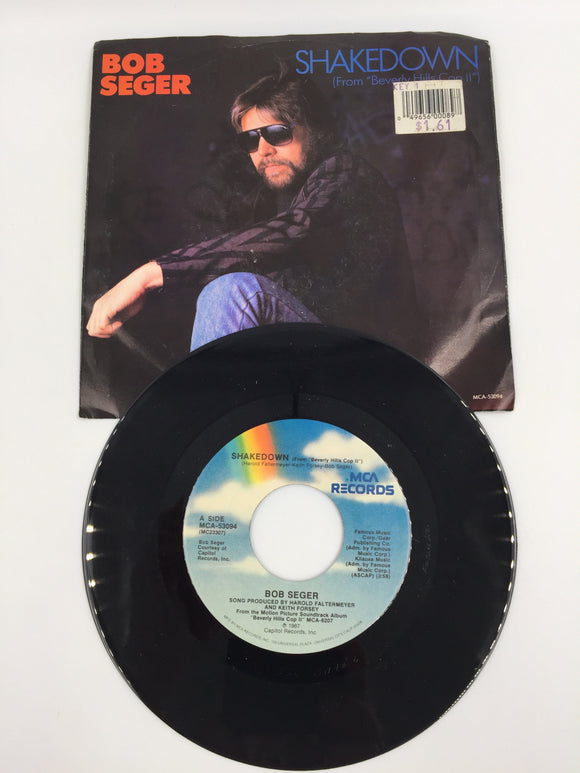 9155 - M - 45 RPM Record - Bob Seger - Shakedown/The Aftermath - 1987 - MCA Records - Box 23