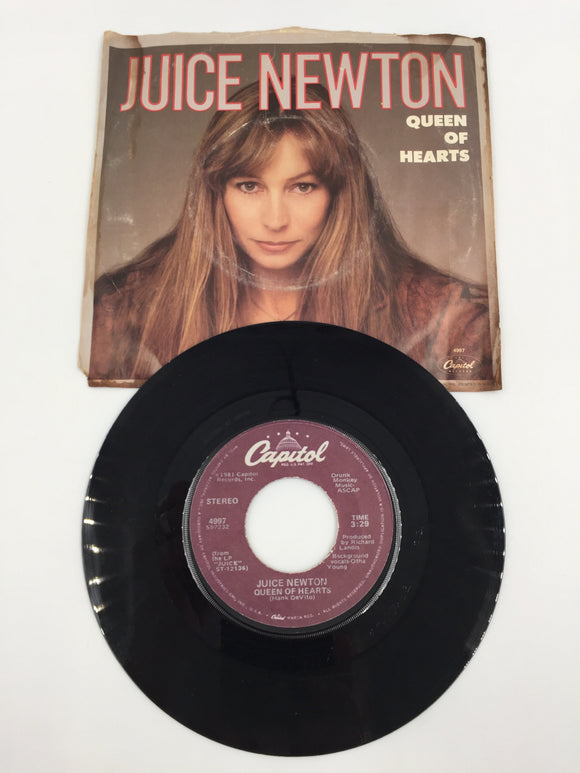 9156 - M - 45 RPM Record - Juice Newton - Queen of Hearts/River of Love - 1981 - Capitol - Box 23