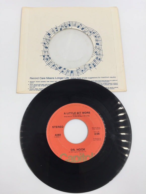 9157 - M - 45 RPM Record - Dr. Hook - A Little Bit More - 1976 - Capitol Records - Box 23