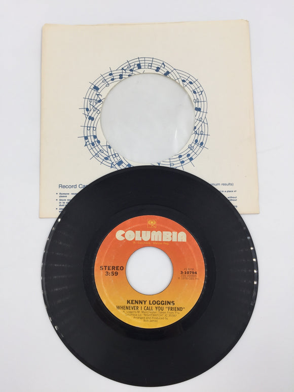 9168 - M - 45 RPM Record - Kenny Loggins - Angelique - 1978 - Columbia Records - Box 23