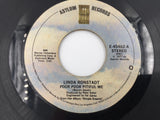 9183 - M - 45 RPM Record - Linda Ronstadt - Poor Poor Pitiful Me - 1977 - Asylum Records - Box 23