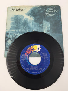 9184 - M - 45 RPM Record - The Moody Blues - The Voice - 22,000 Days - Threshold - 1981 - Box 23