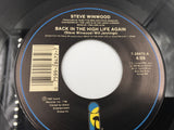 9197 - M - 45 RPM Record - Steve Winwood - Back in the High Life Again -1986 - Island Records- Box 23