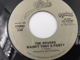 9229 - M - 45 RPM Record - The Rovers - Wasn't That A Party - 1980 - Epic Records - Box 23