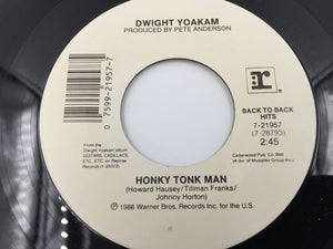 9231 - M - 45 RPM Record - Dwight Yoakam - Honky Tonk Man - 1986 - Warner Bros - Box 23