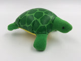 9257 - T - Turtle Doll  - Made by National Wildlife Federation for McDonald's - 1994 - 4" x 3" x 2" - Cloth and Vinyl Shell - Box 34