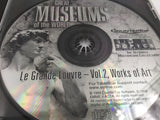 9287 - C - DVD - Great Museums of the World - Famous Museums of Europe - Volume 1 & 2 - The Louvre Volume 1 thru 3 - Box 27