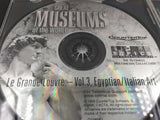 9287 - C - DVD - Great Museums of the World - Famous Museums of Europe - Volume 1 & 2 - The Louvre Volume 1 thru 3 - Box 27