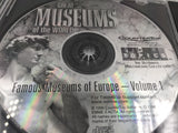 9287 - C - DVD - Great Museums of the World - Famous Museums of Europe - Volume 1 & 2 - The Louvre Volume 1 thru 3 - Box 27