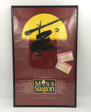 9297 - C - Poster - Miss Saigon - Framed - Off Broadway - Detroit Masonic Theatre - 2-Tickets