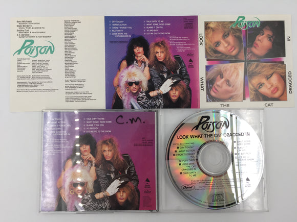 9323 - M - CD - Poison - Look What the Cat Dragged In - 1986 - Capitol Records - Box 27