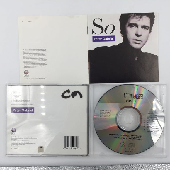 9338 - M - CD - Peter Gabriel - So - 1986 - Geffen Records