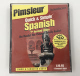 9361 - C - CD - Spanish, Quick & Simple - Pimsleur 2nd Revised Edition - 4 Disc Set - Box 27