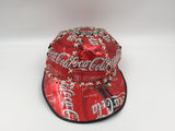 9375 - C - Coca Cola Metal Pop Can Hat - Very Rare - Adjustable Fit - Box 40