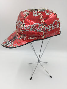 9375 - C - Coca Cola Metal Pop Can Hat - Very Rare - Adjustable Fit - Box 40