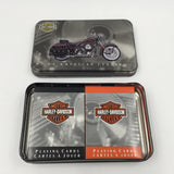 9378 - C - Harley-Davison "An American Legend"  Tin - 1999 - With 2-Poker Decks of Cards - Both Decks Complete - Box 29