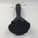 9391 - C - Necklace & Fine Jewelry Holder - 15-1/4" Tall - Female Figurine in a Black & Diamond Studded Formal Floor Length Dress - Box 40