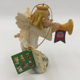 9450 - C - Marathon 2003 Angel Figurine - Series 3 - 1 of 6 - Angel Blowing Trumpet - Ornament - Box 38