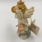 9450 - C - Marathon 2003 Angel Figurine - Series 3 - 1 of 6 - Angel Blowing Trumpet - Ornament - Box 38