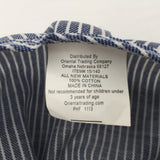 9454 - AP - Blue & White Striped Cap - Oriental Trading Company - 100% Cotton - Box 44