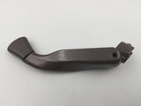 9474 - AS - Truth Folding Crank Handle For Casement Window - Terratone Color (Medium Brown) - Left Hinge Outside View - Box 3