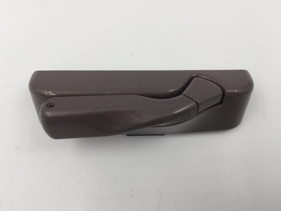 9502 - AS - Truth Folding Crank Handle Assemblies For Casement Window - Terratone / Earthtone (Medium Brown) - Right Hinge Outside View - Box 3