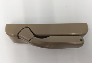 9505 - AS - Truth Folding Crank Handle Assemblies For Casement Window - Pontiac Gold - Left Hinge Outside View - Box 2