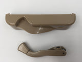 9505 - AS - Truth Folding Crank Handle Assemblies For Casement Window - Pontiac Gold - Left Hinge Outside View - Box 2