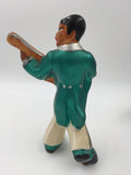 9506 - C - Vintage Set of 4 Glazed Ceramic Jazz Band Figurines - Box 29