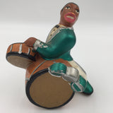 9506 - C - Vintage Set of 4 Glazed Ceramic Jazz Band Figurines - Box 29