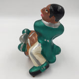 9506 - C - Vintage Set of 4 Glazed Ceramic Jazz Band Figurines - Box 29