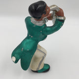 9506 - C - Vintage Set of 4 Glazed Ceramic Jazz Band Figurines - Box 29