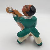 9506 - C - Vintage Set of 4 Glazed Ceramic Jazz Band Figurines - Box 29