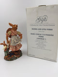 9576 - C - Mamma and Little Pierre Bunny Figurine - House of Lloyd - Stock #230078 - 1999 - Box 40